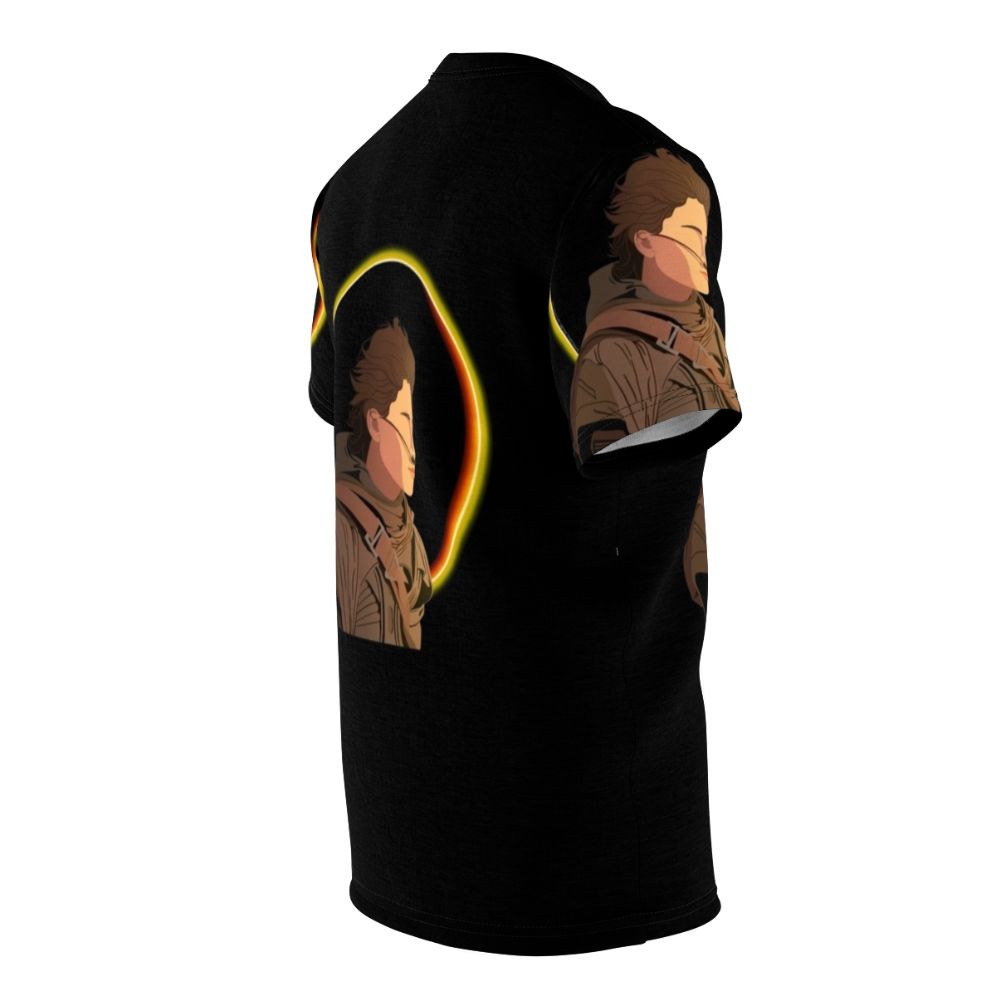 Dune-inspired Poul Atreides graphic t-shirt design - men right