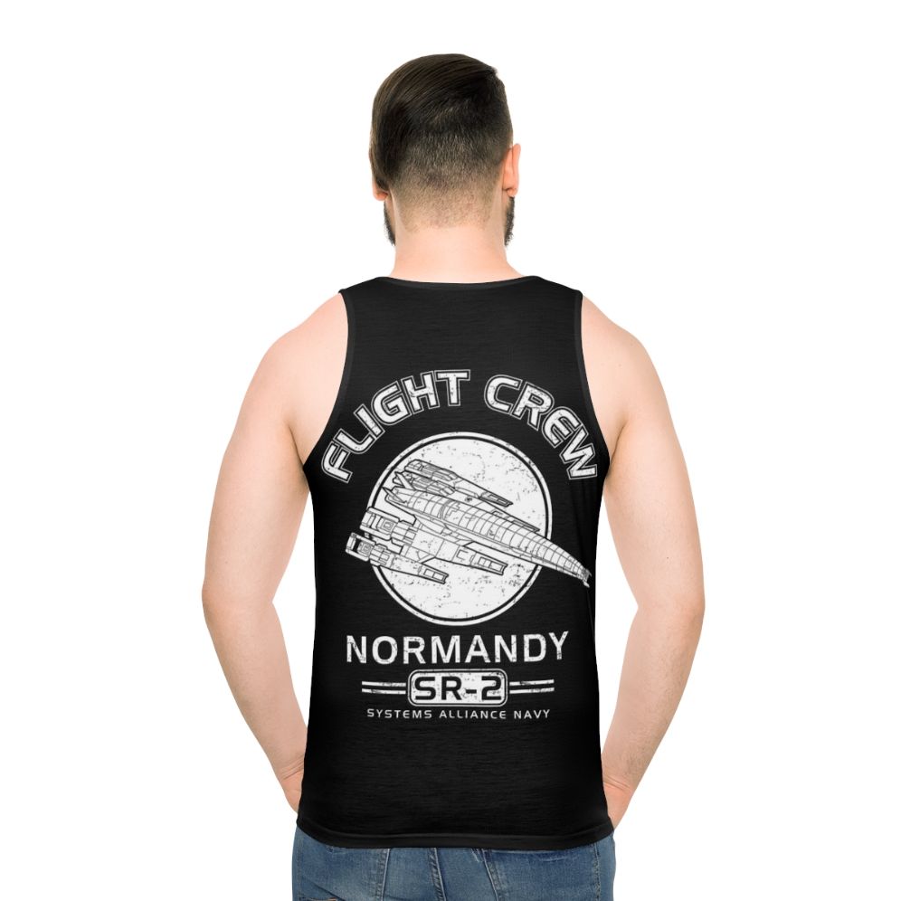 Normandy SR2 Unisex Sci-Fi Tank Top - men back