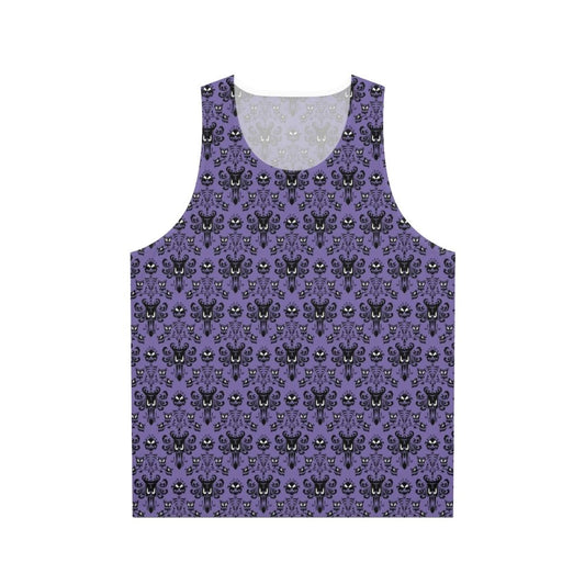 Disney Haunted Mansion Wallpaper Unisex Tank Top