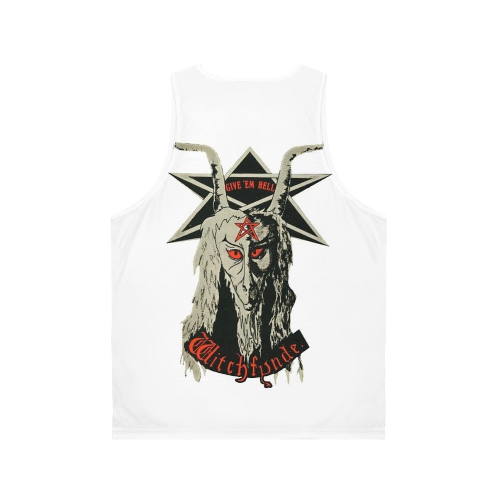 Witchfynde 'Give 'Em Hell' Heavy Metal Unisex Tank Top - Back