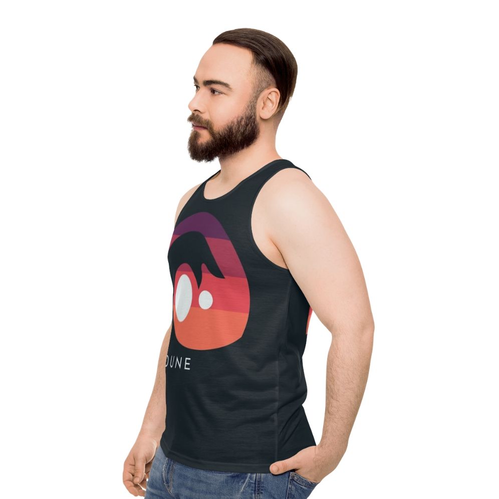 Dune 2020 Sandworm Arrakis Unisex Tank Top - men side