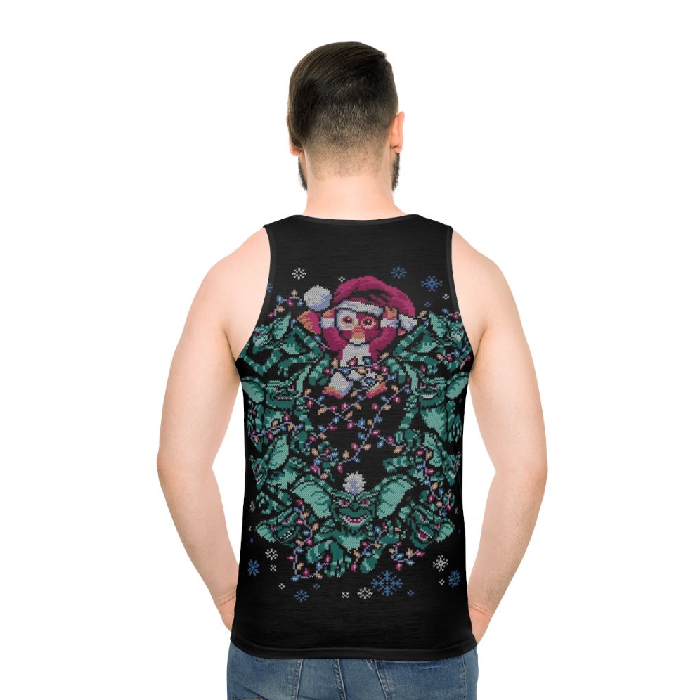 Gremlin Christmas unisex tank top - men back