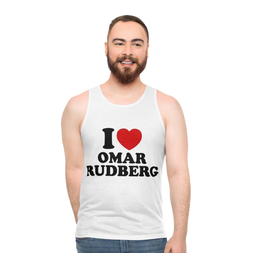 I Love Omar Rudberg Unisex Tank Top - men