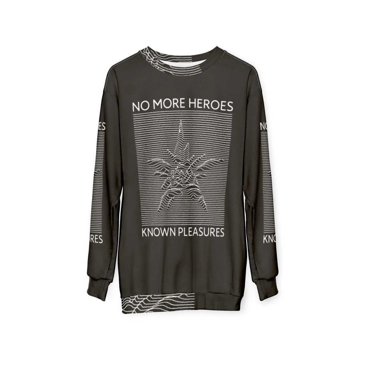 No More Heroes "Known Pleasures" Sweatshirt - hanging