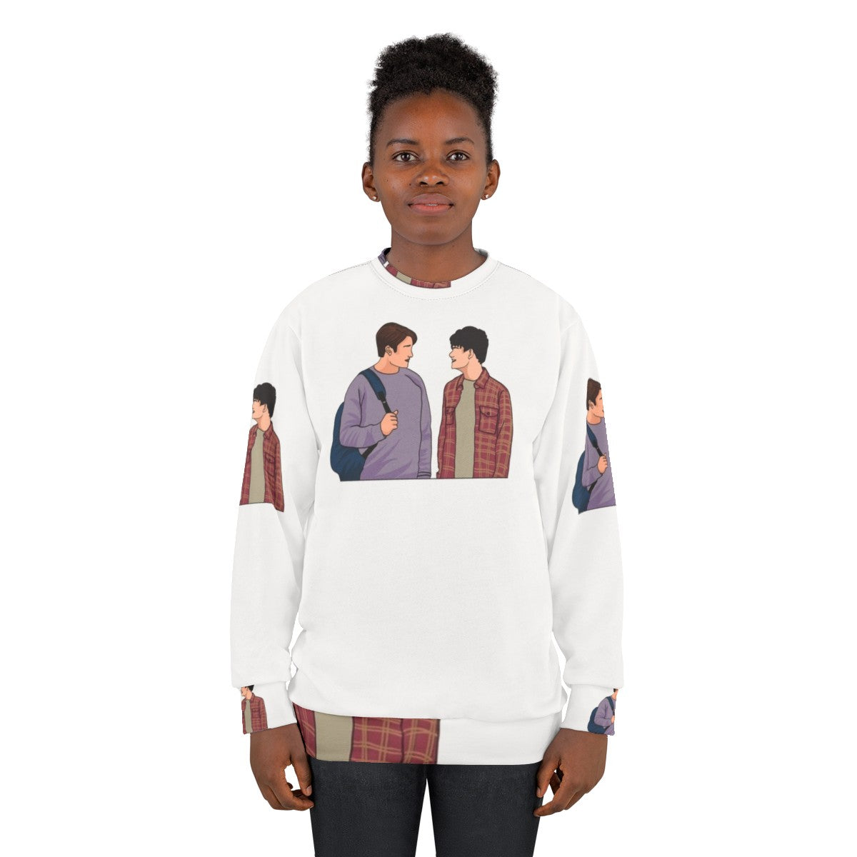 Heartstopper Nick and Charlie LGBT Series Sweatshirt - women