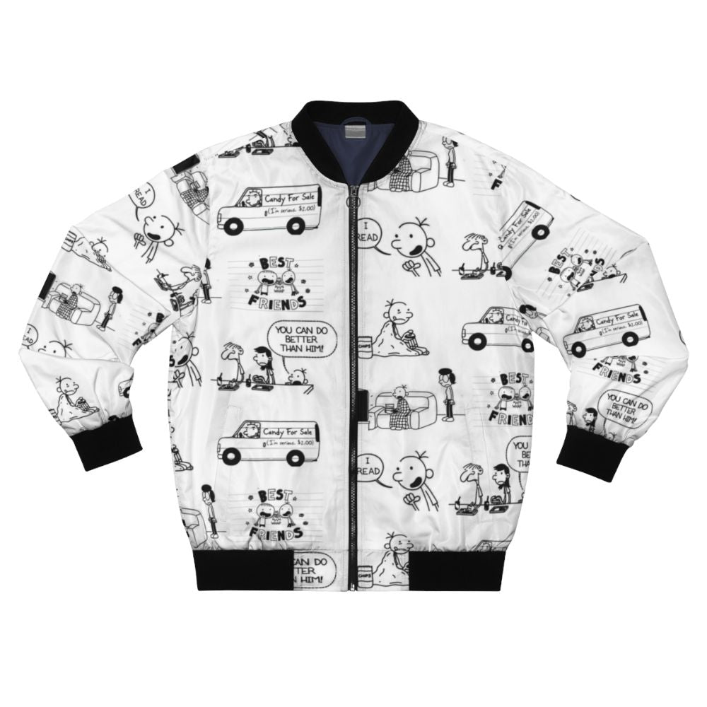 Wimpy Kid Bomber Jacket featuring Greg Heffley and Rodrick Heffley from the popular book series