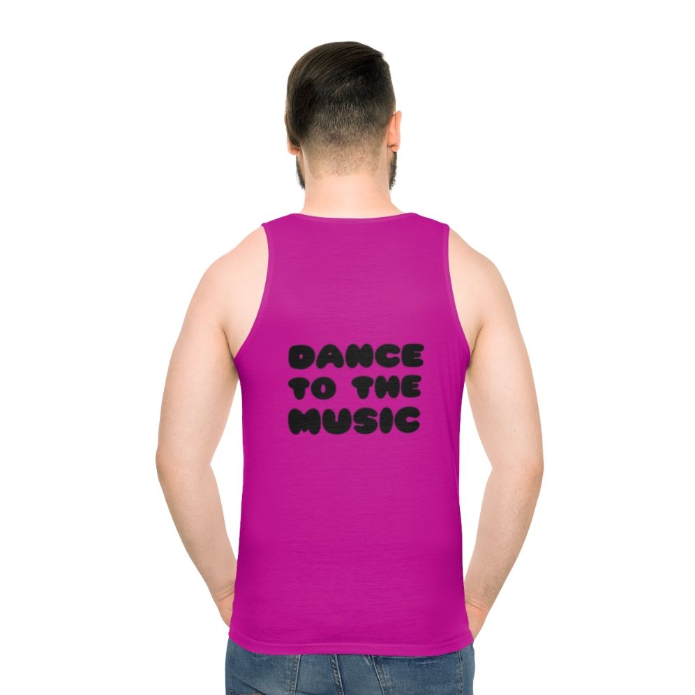 Sly Stone Funk Disco Unisex Dance Music Tank Top - men back