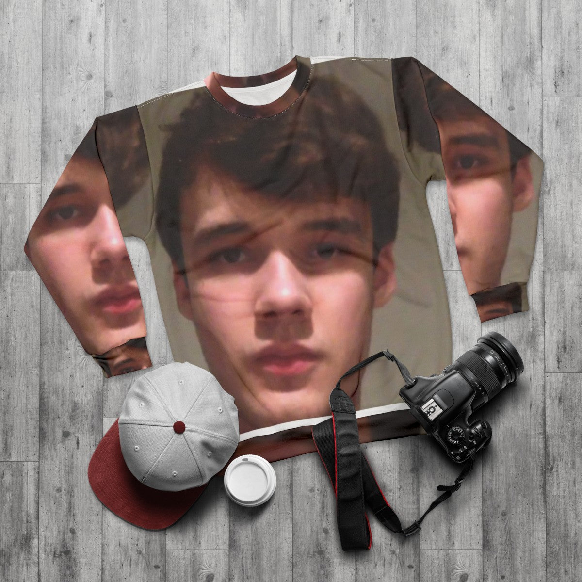 Wilbur Soot Twitch Streamer Gaming Sweatshirt - flat lay