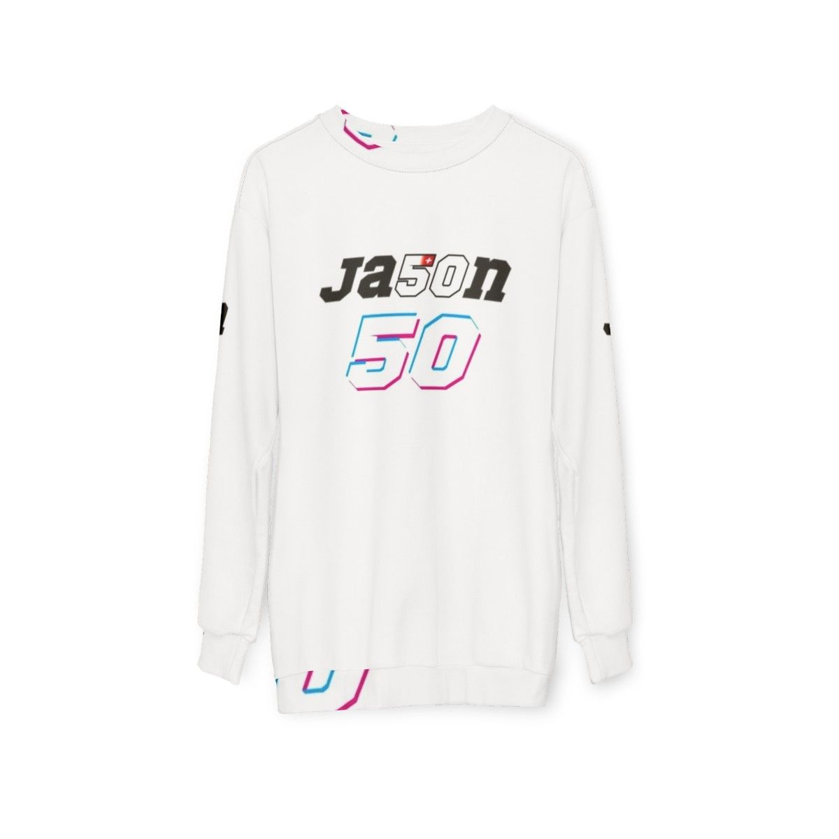 Swiss Racer Ja50n Motorcycle Helmet Sweatshirt - hanging