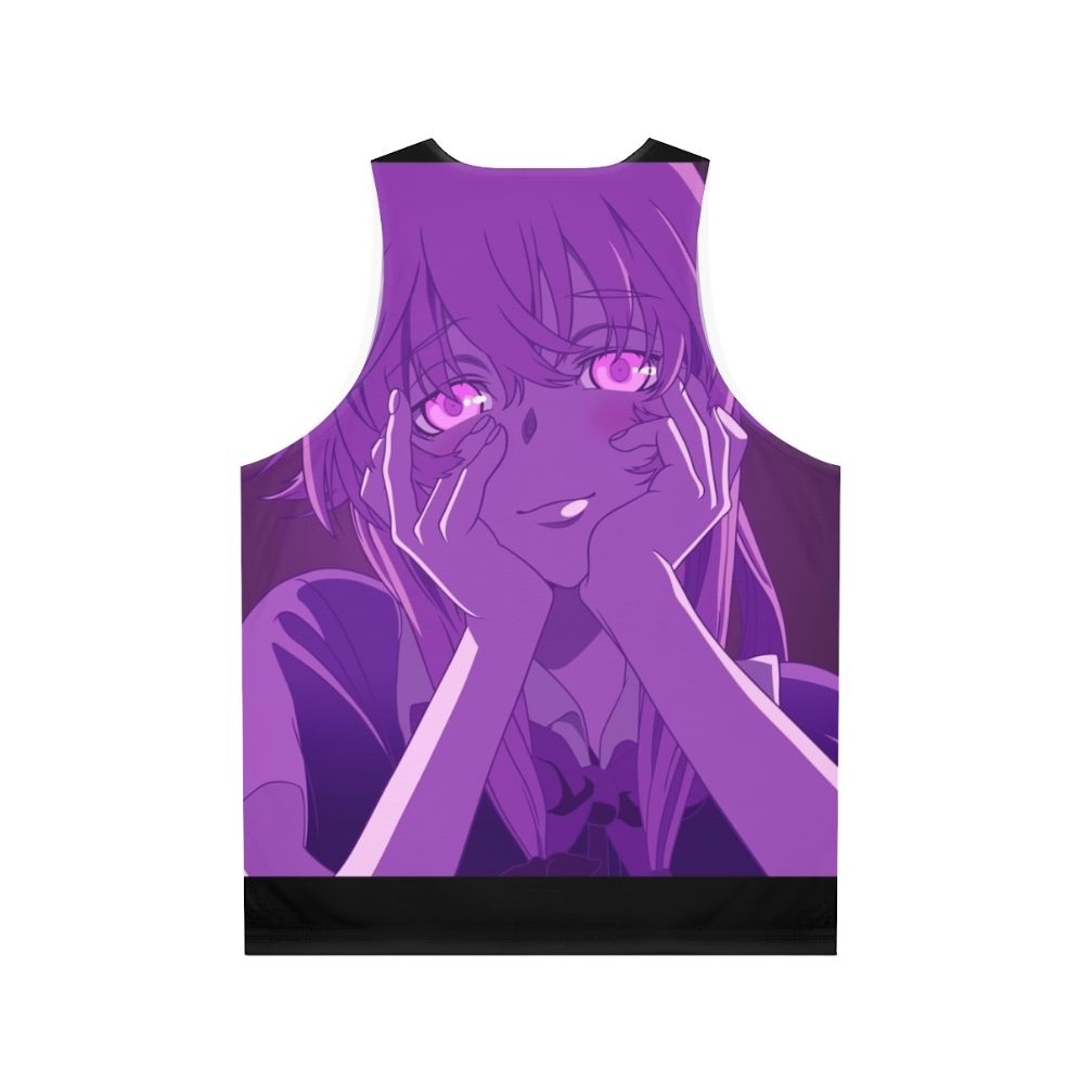 Yuno Gasai Mirai Nikki Anime Unisex Tank Top - Back