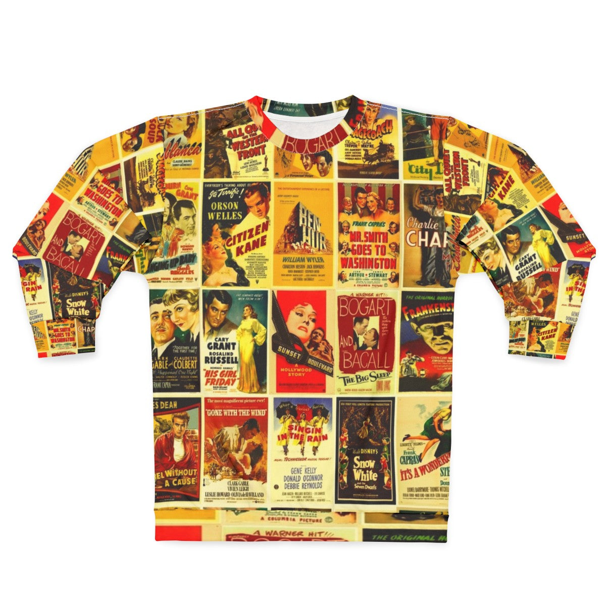 Vintage Classic Hollywood Movie Posters Sweatshirt