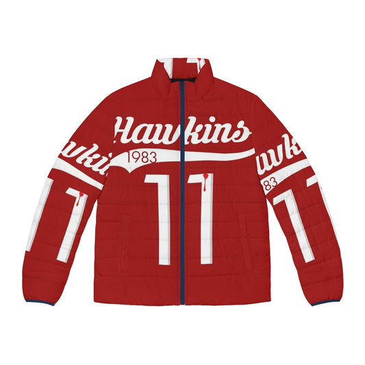 Eleven's Hawkins High School 11 Puffer Jacket from Stranger Things