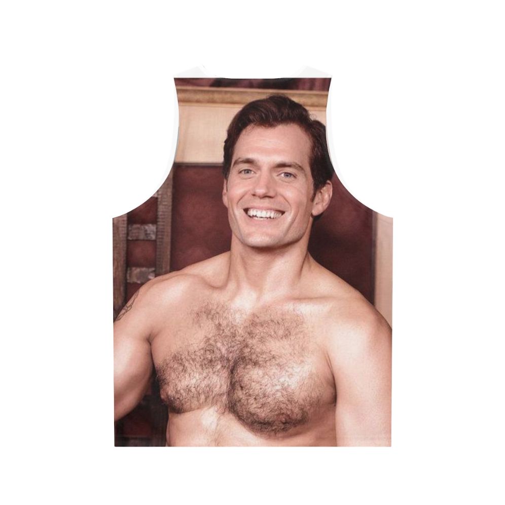 Henry Cavill Inspired Unisex Tank Top - Back