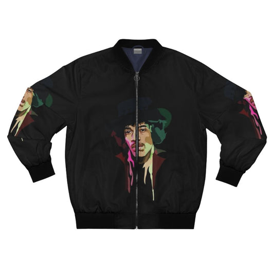 Jimi Hendrix Voodoo Bomber Jacket with psychedelic design