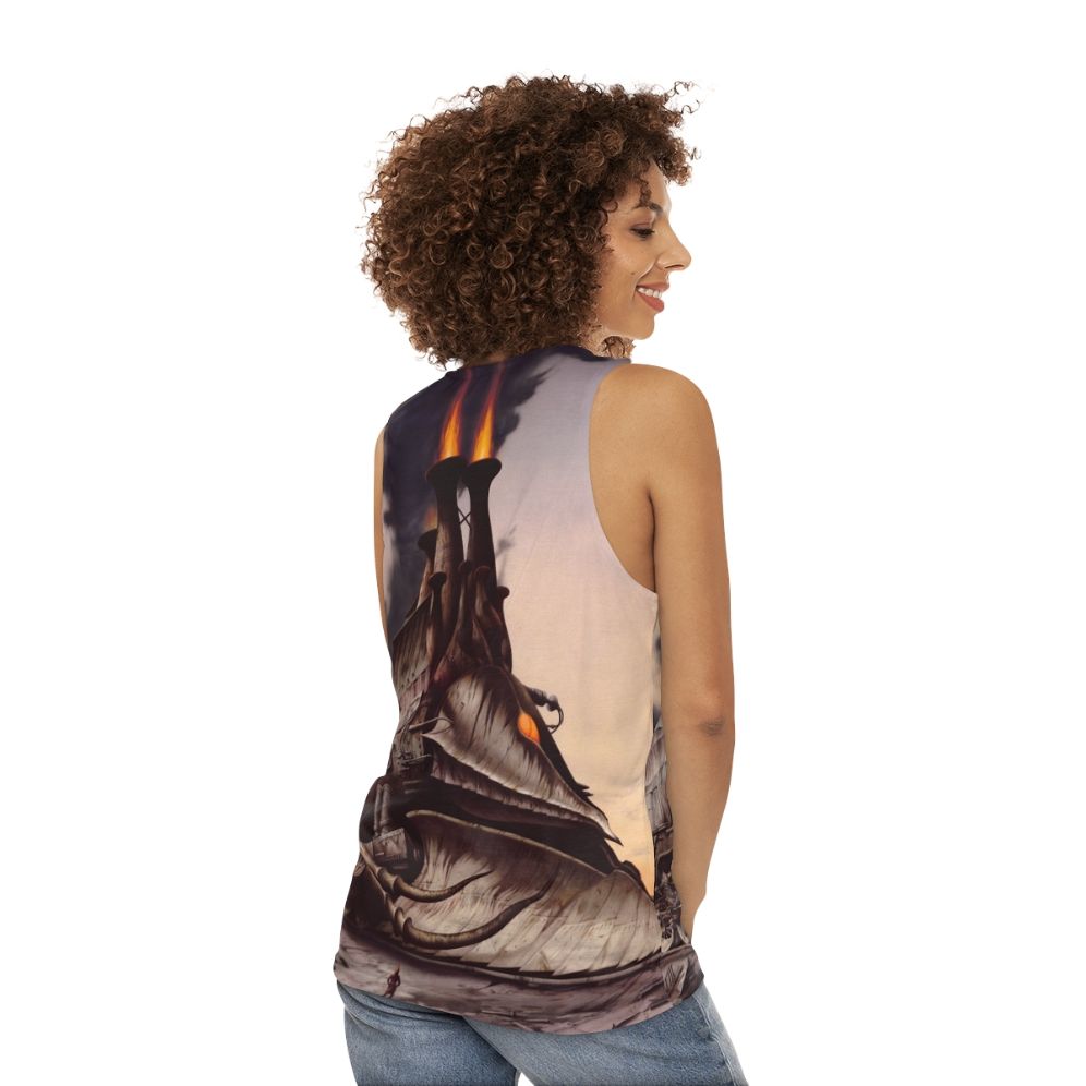 Heavy Metal Hero Unisex Tank Top - women back