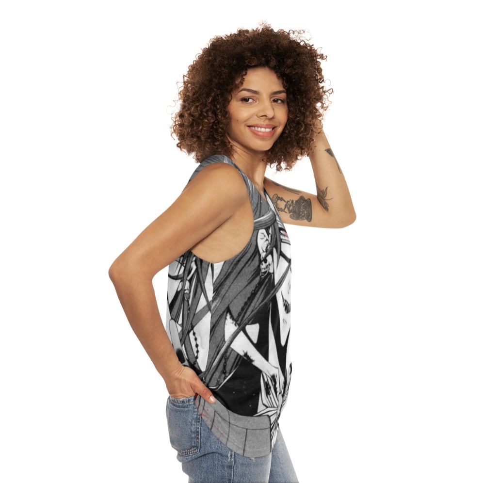 Grell Sutcliff Anime Inspired Unisex Tank Top - women side