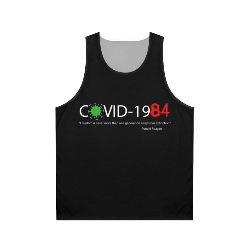 Unisex Covid 1984 Dystopia Tank Top