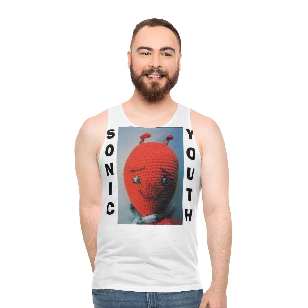 Unisex grunge indie music tank top - men