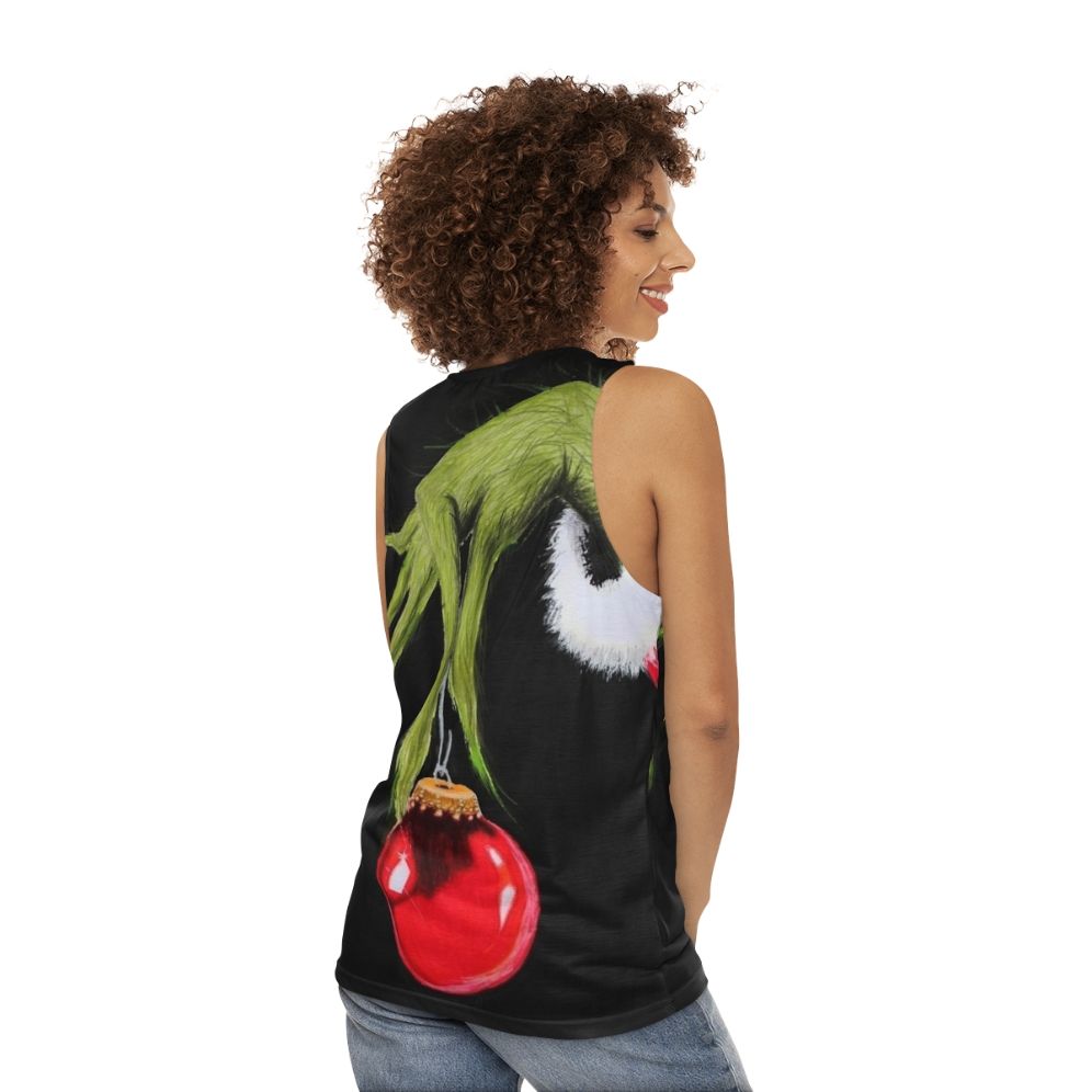 "Who Stole Christmas" unisex tank top - women back