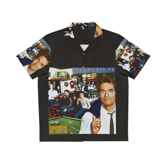 Retro 80s Huey Lewis Hawaiian Shirt