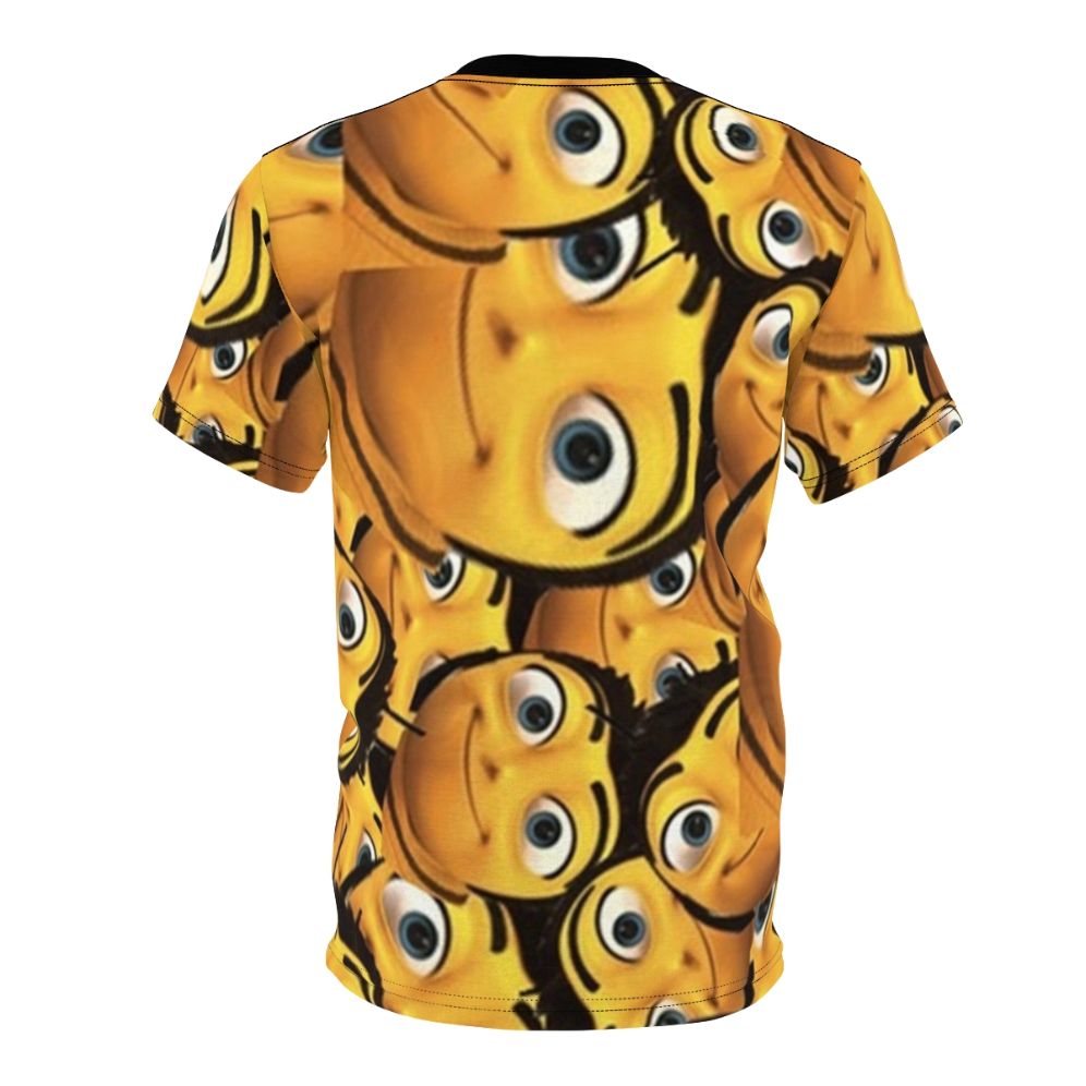 Bee Movie inspired meme design on an all-over print t-shirt - Back