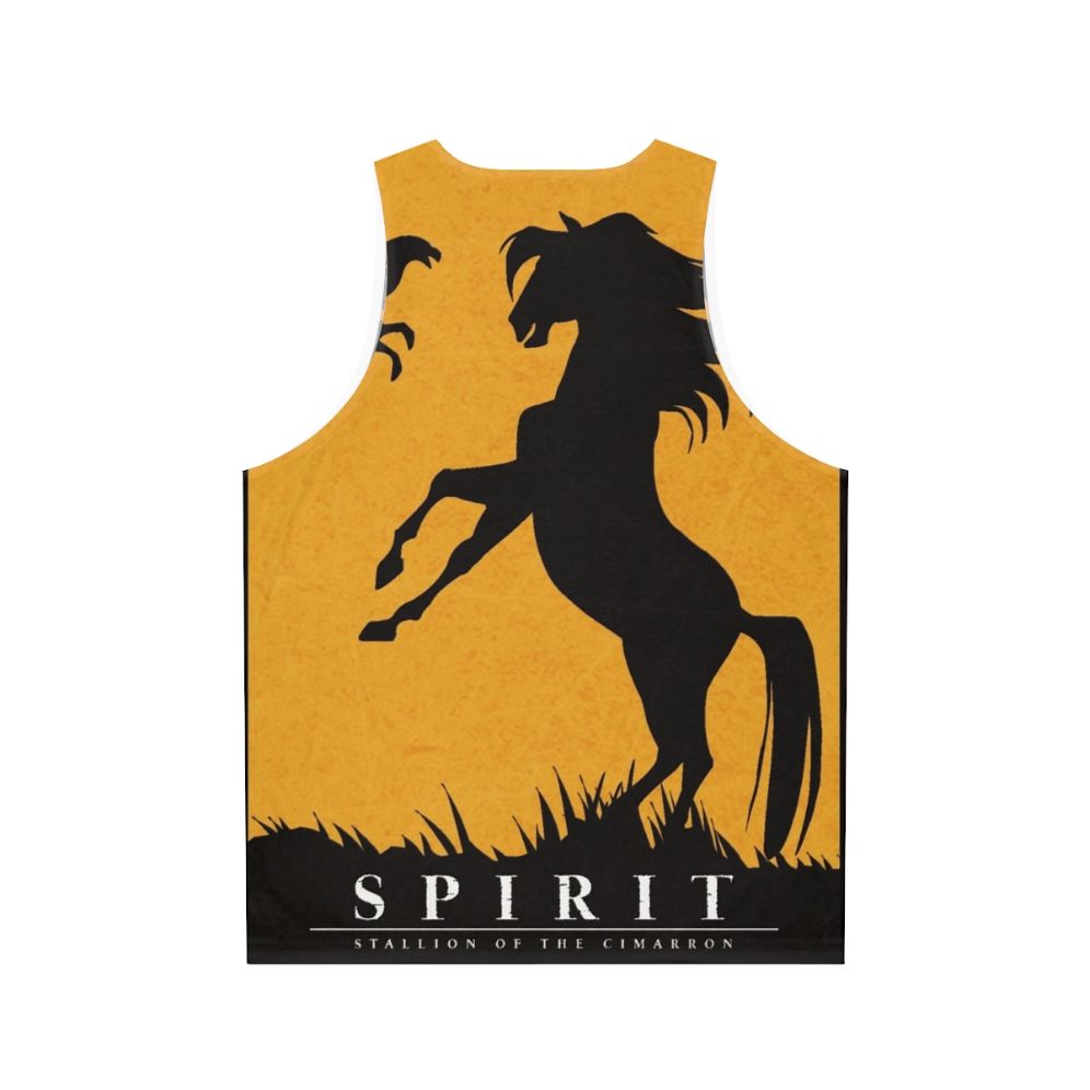 Minimalist Spirit Stallion of the Cimarron Unisex Tank Top - Back