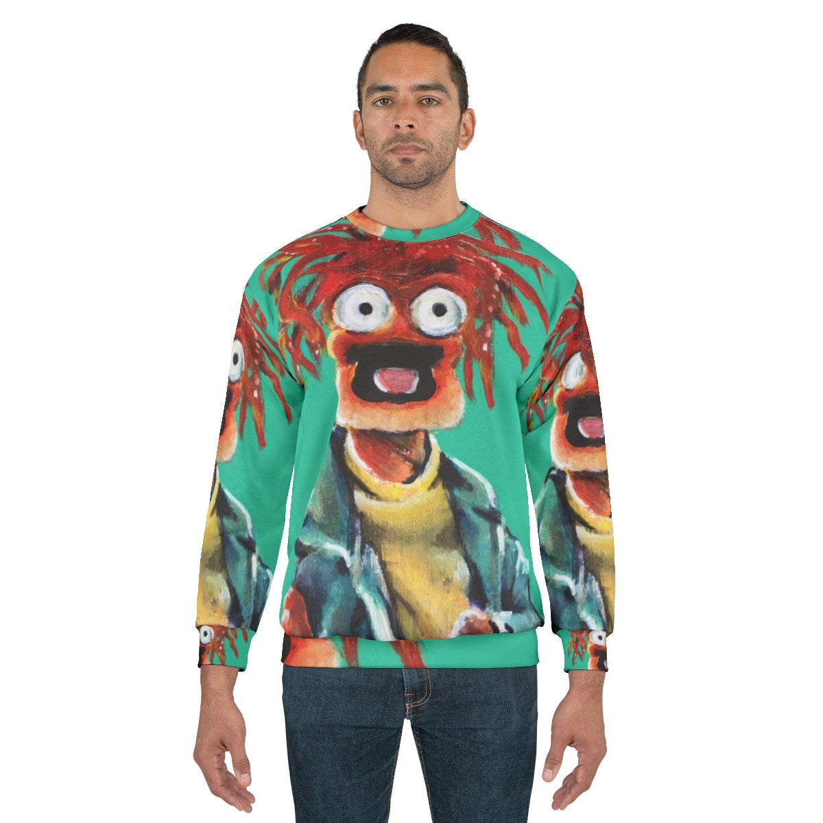 Muppets Pepe the King Prawn Fan Art Sweatshirt - men