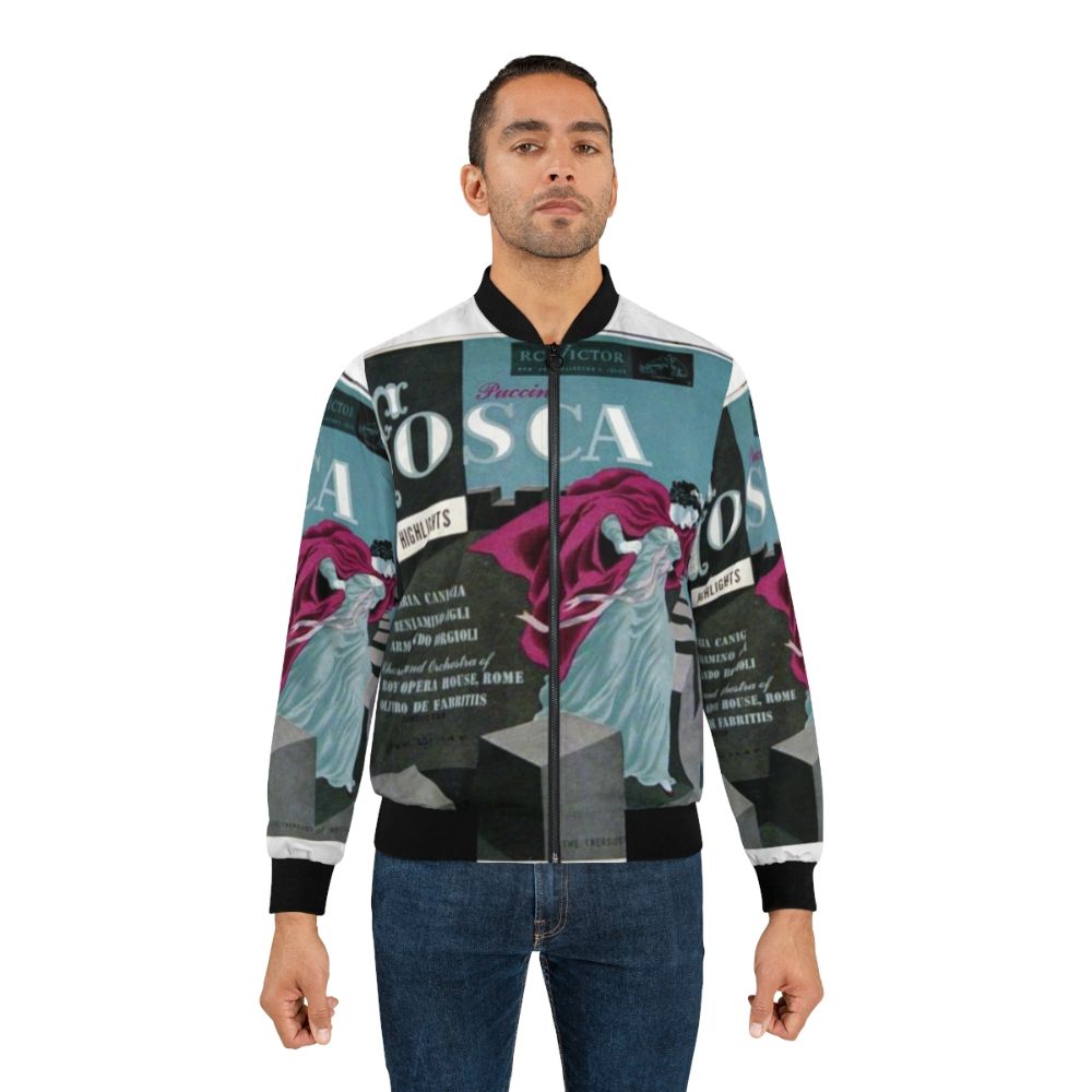 Tosca Opera Illustration Highlights Bomber Jacket - Lifestyle