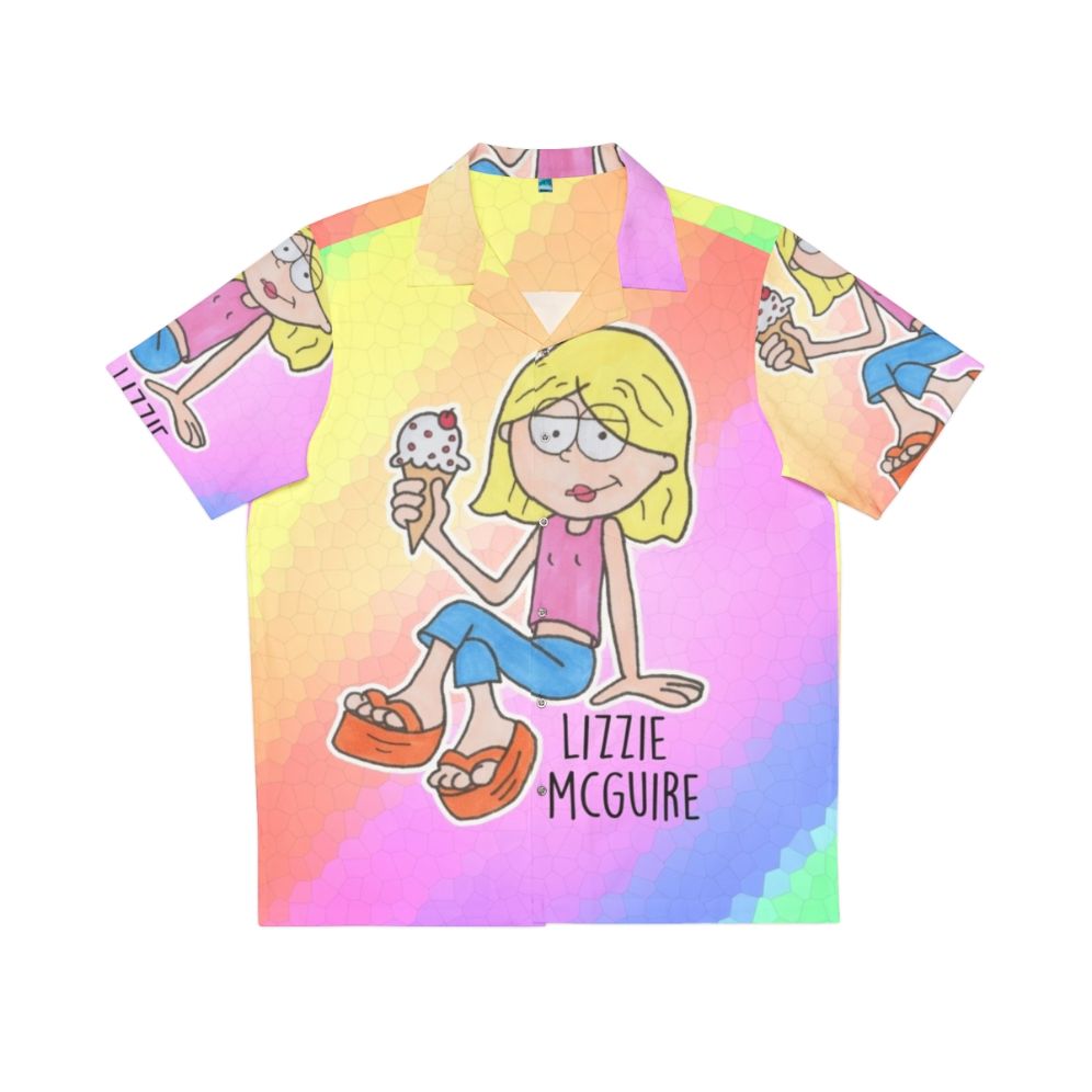 Lizzie Mcguire Hawaiian Shirt with Cartoon Inspired Print