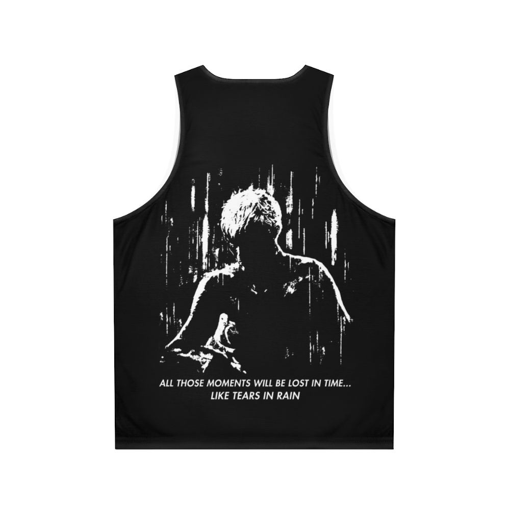 Blade Runner Tears in Rain Unisex Tank Top - Back