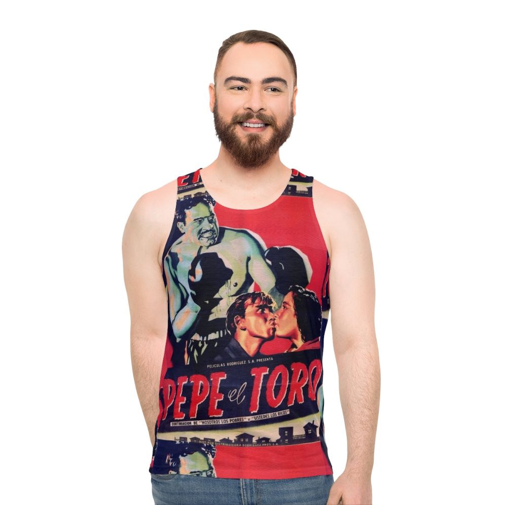 Vintage Mexican Cinema Icons Unisex Tank Top - men