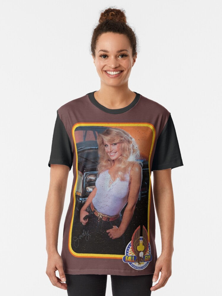 The Fall Guy: Jody Banks Graphic T-Shirt featuring the classic TV show character - Women