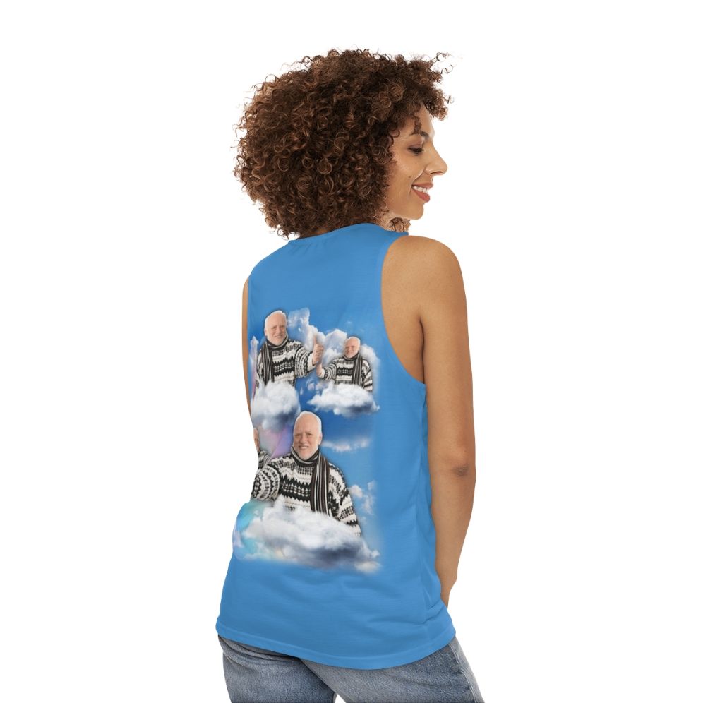 Harold' Unisex Tank Top - women back