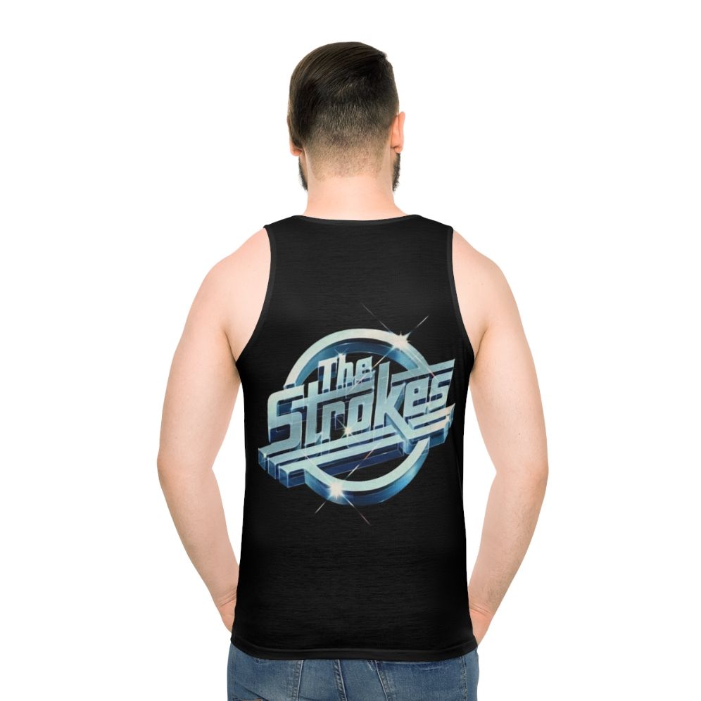 Strokes Unisex Tank Top - men back