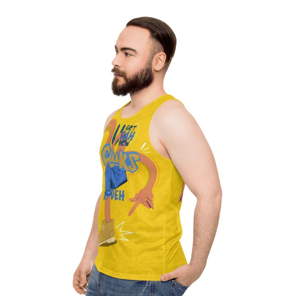 Unisex Clarks tank top - men side