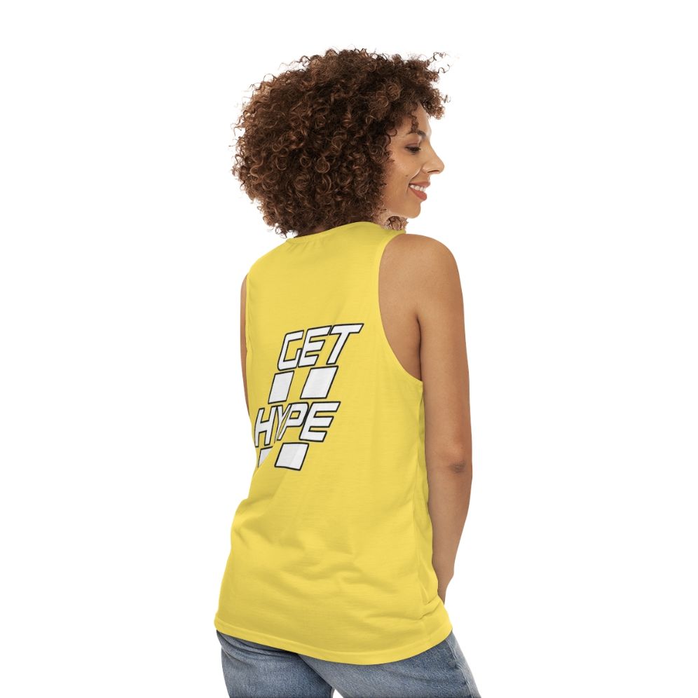 Hyperion gaming fan art unisex tank top - women back