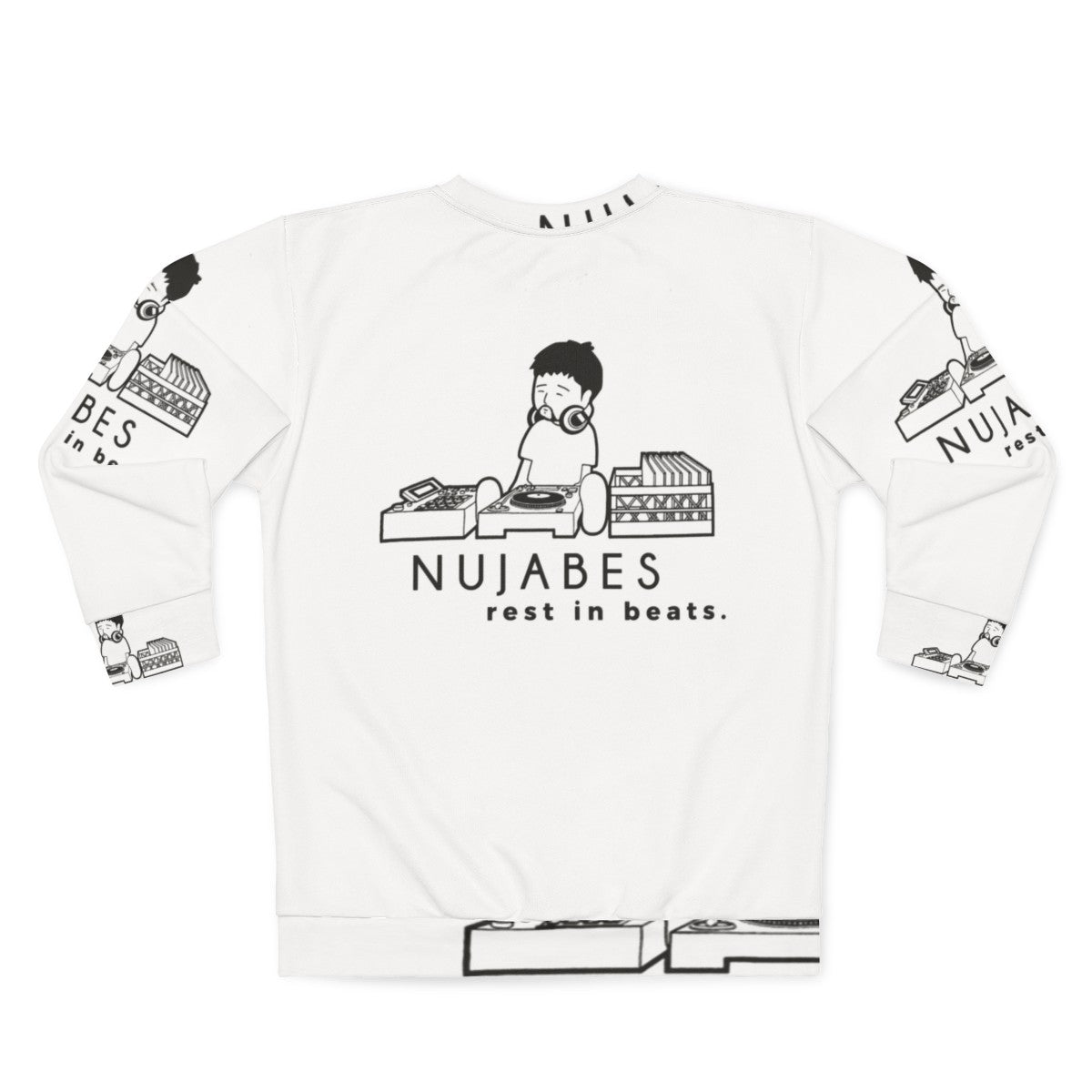 Nujabes "Rest In Beats" Samurai Champloo Sweatshirt - Back