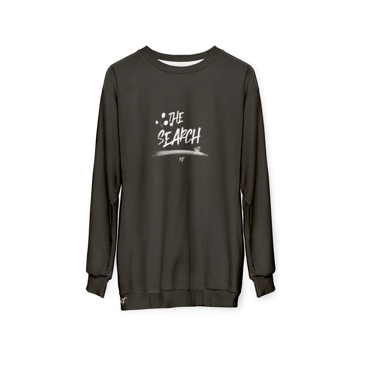 NF Sweatshirt featuring the "The Search" design - hanging