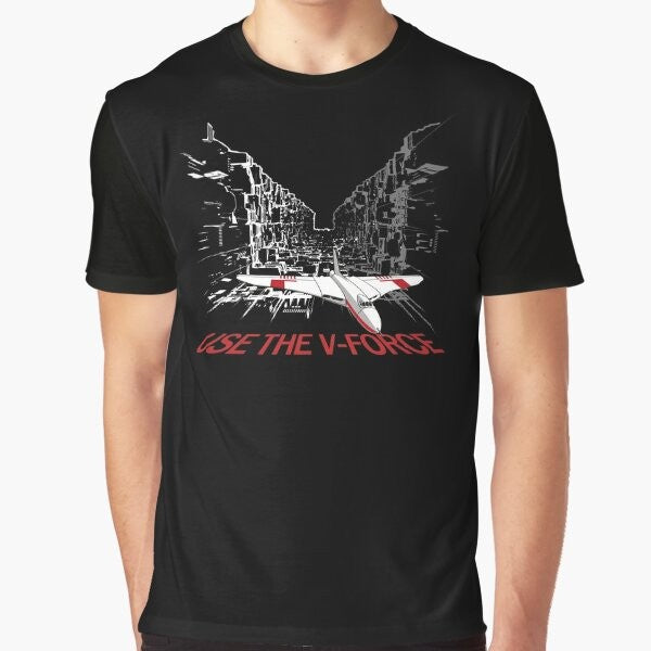 Avro Vulcan V-Force Graphic T-Shirt - Cold War Military Aviation