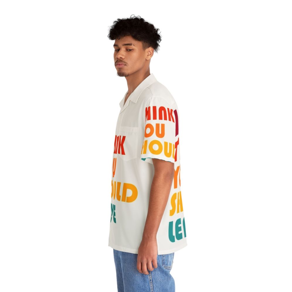 Retro Hawaiian Shirt Inspired by the Netflix Comedy I Think You Should Leave - People Left