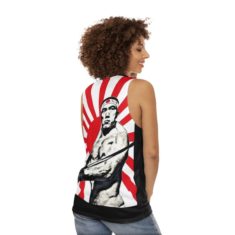 Yukio Mishima Unisex Tank Top - women back