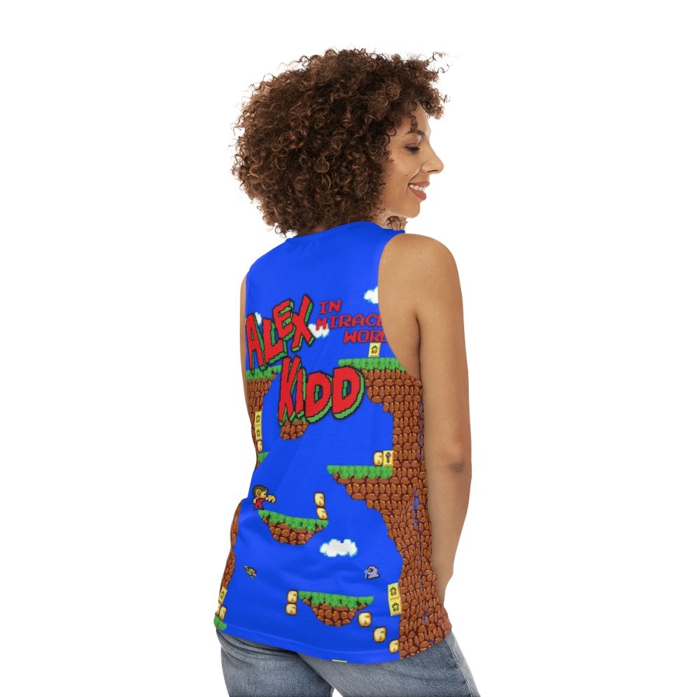 Alex Kidd in Miracle World Unisex Tank Top - women back