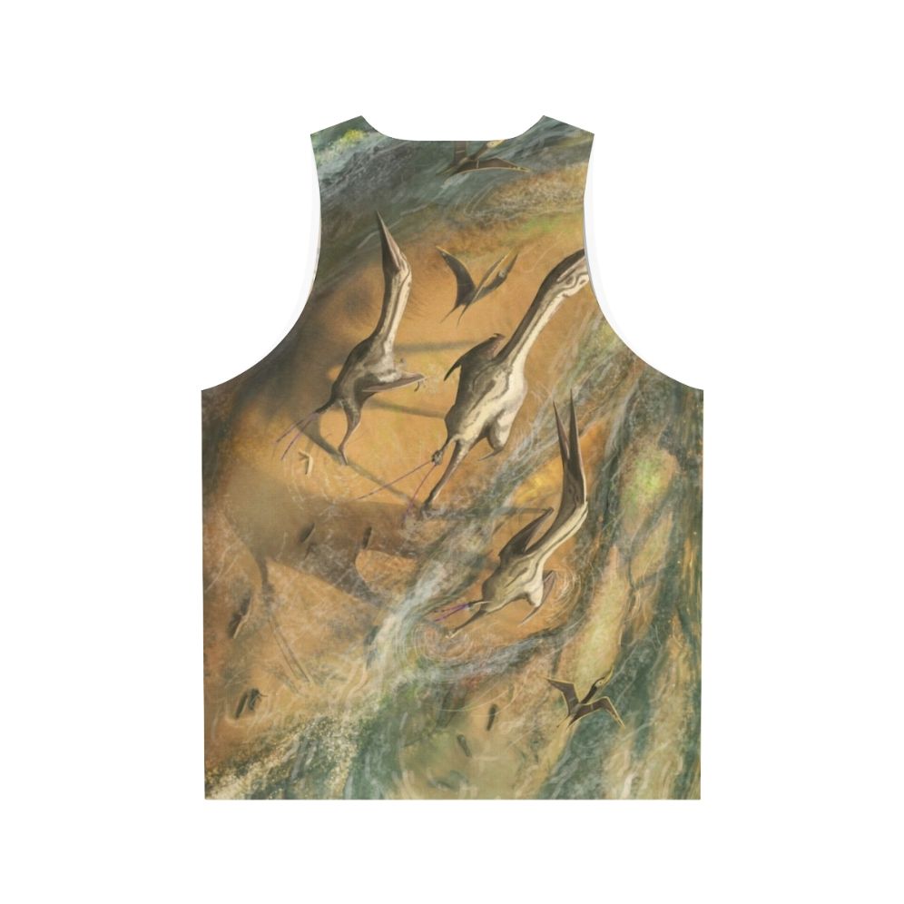 Wandering Azhdarchid Pterosaurs Unisex Tank Top - Back