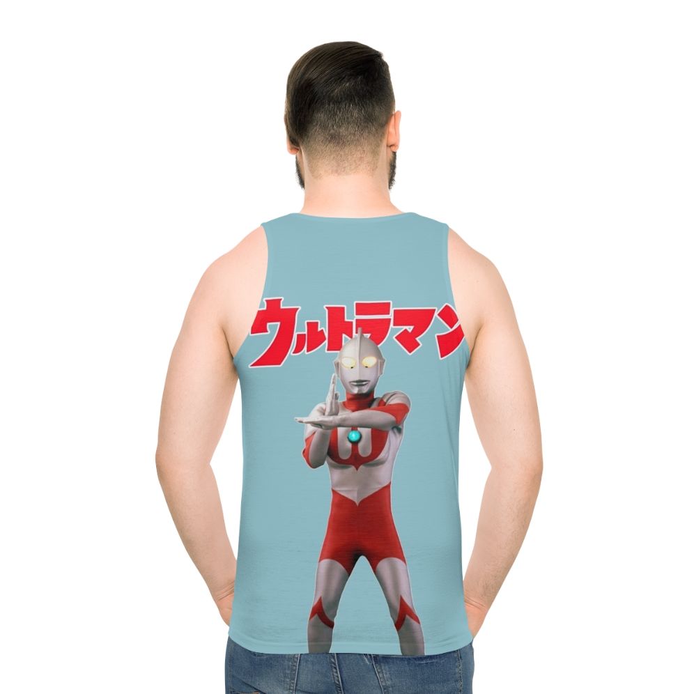 Ultraman the First Unisex Superhero Tank Top - men back