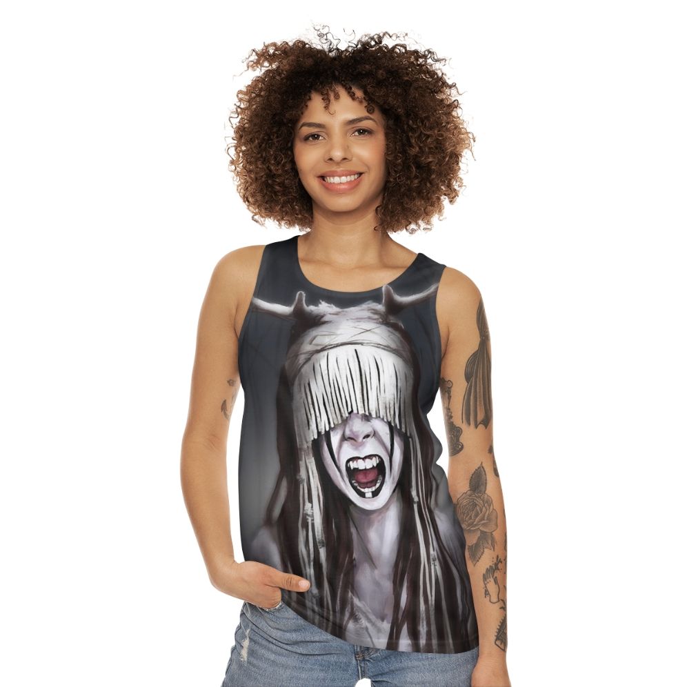 Heilung metal band unisex tank top - women