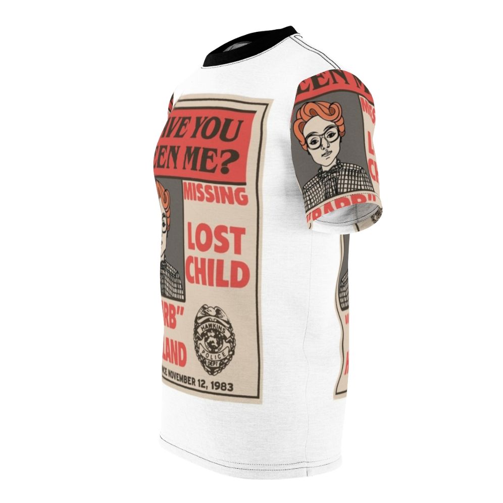 Barb Missing Poster T-shirt - Stranger Things Inspired Design - men left