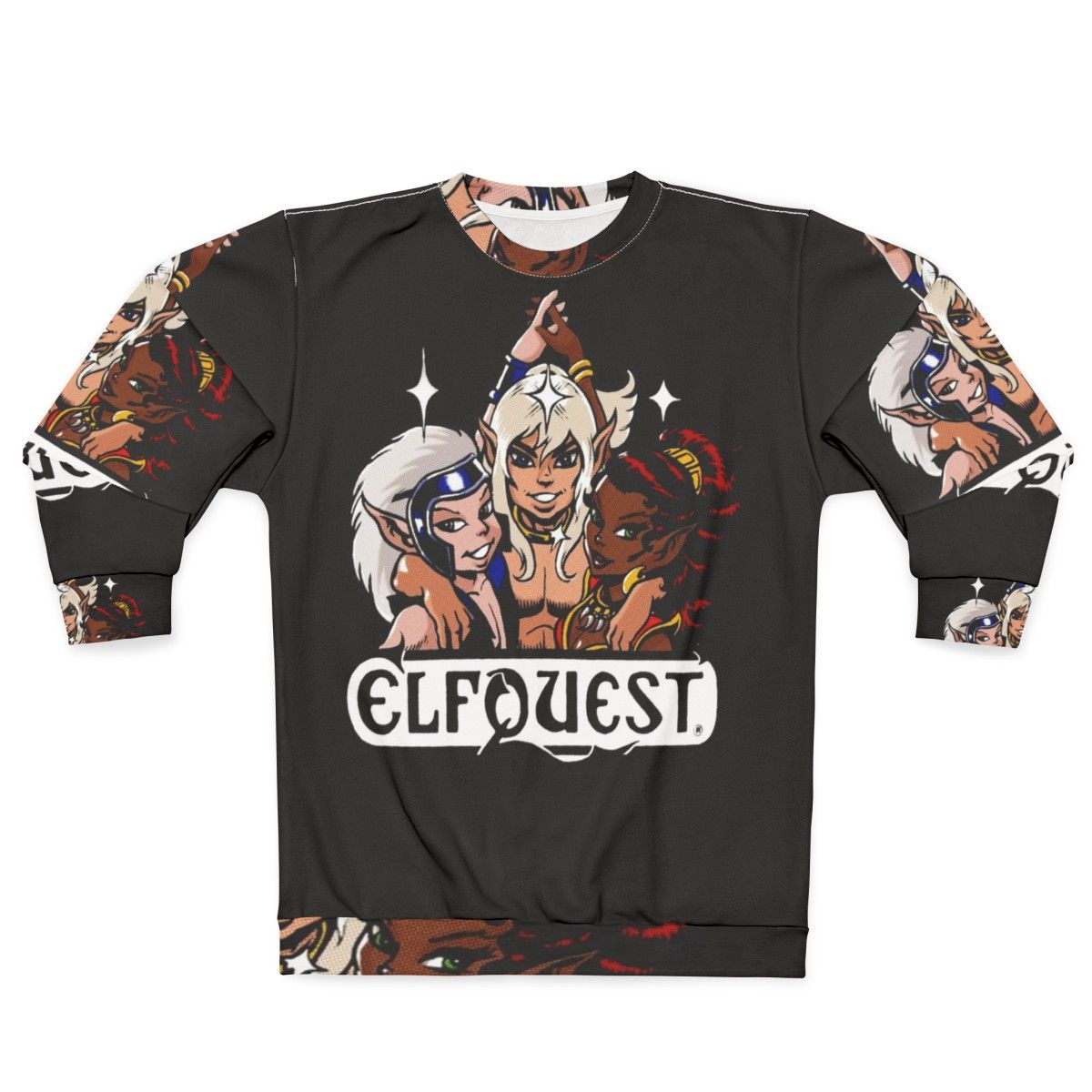 Elfquest Retro Trio Fantasy Sweatshirt