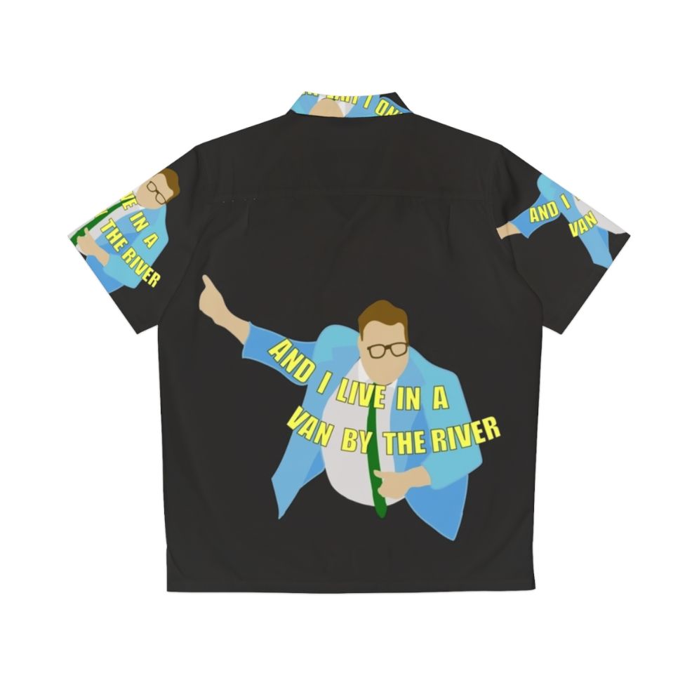 Chris Farley "Van By The River" Hawaiian Shirt - Back