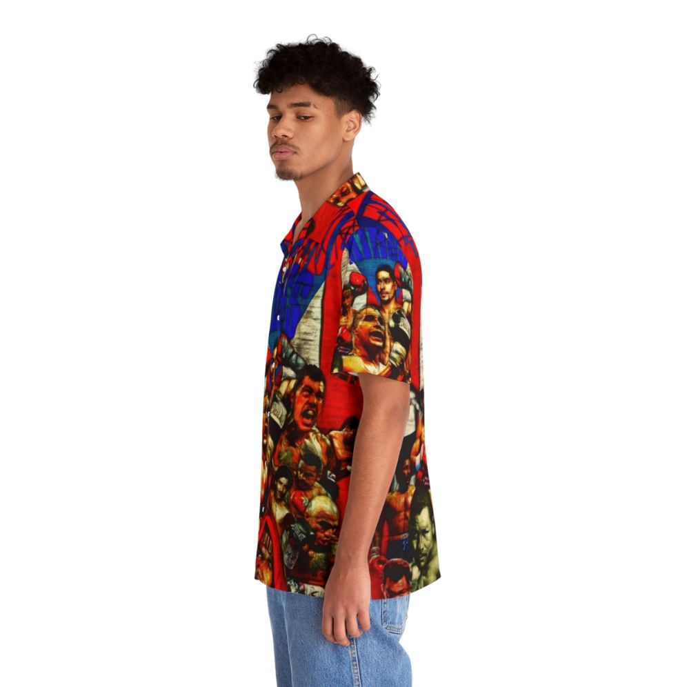 Boricua Kings Puerto Rican Boxing Hawaiian Shirt - People Left