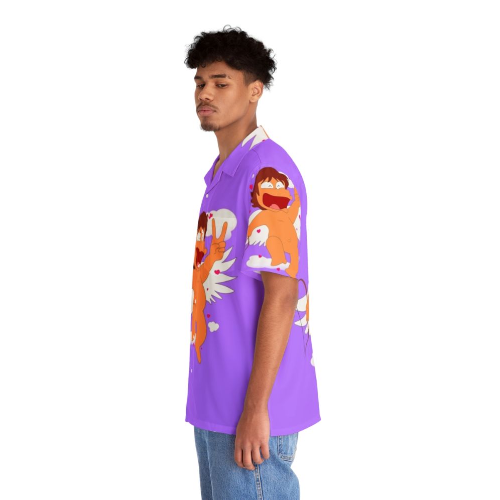 Eros Hawaiian Shirt 2 - Anime Inspired Cartoon Clothing - People Left